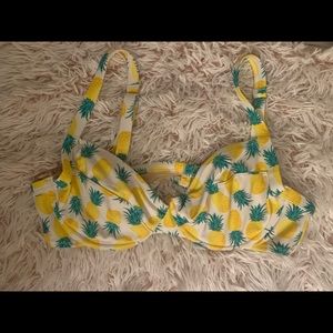 Old Navy pineapple bikini top